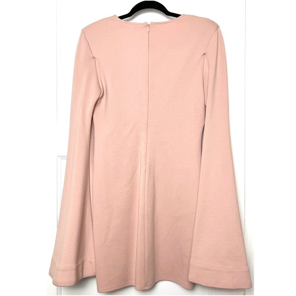 NWT MICHAEL COSTELLO X REVOLVE 70s Long Bell Sleeve V-Neck Bodycon Mini Dress M‎ - Picture 5 of 8
